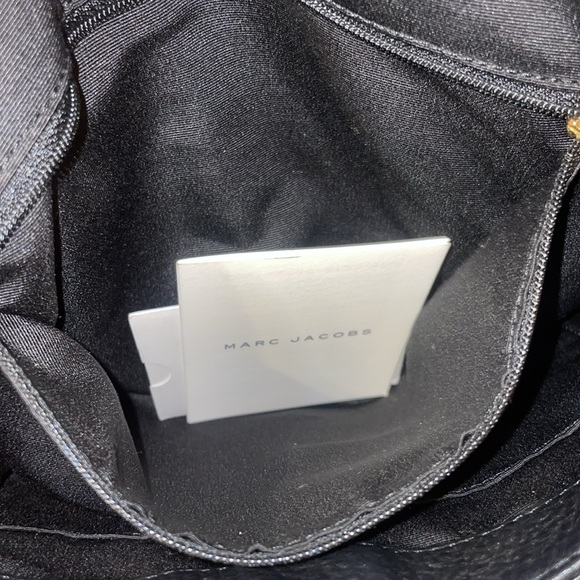 Marc Jacobs Black Backpack with Gold Accents main image 6